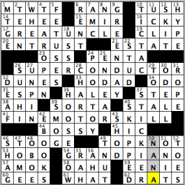 CrosSynergy/Washington Post crossword solution, 09.14.16: "Terrific Stuff"