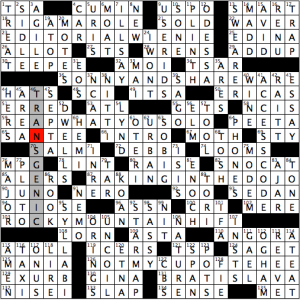 LAT Puzzle 9.18.16, "Doctor Hoodoo," by Paul Coulter