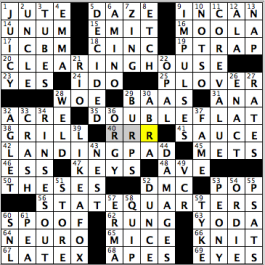 CrosSynergy/Washington Post crossword solution, 09.24.16: "The Living End"