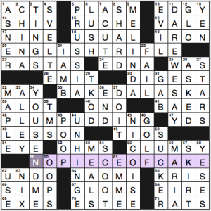 NY Times crossword solution, 9 20 16, no 0920