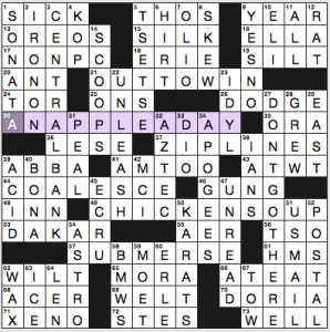 NY Times crossword solution, 9 27 16, no 0927