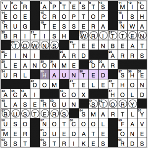 NY Times crossword solution, 10 27 16, no 1027