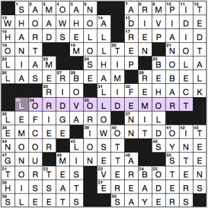 NY Times crossword solution, 10 28 16, no 1028