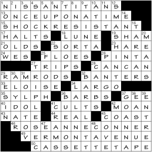 NY Times crossword solution, 10 29 16, no 1029