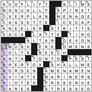 NY Times crossword solution, 11 5 16, no 1105