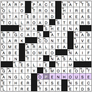 NY Times crossword solution, 11 8 16, no 1108