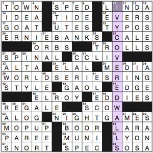 NY Times crossword solution, 11 15 16, no 1115