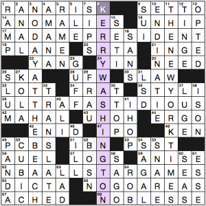 NY Times crossword solution, 11 19 16, no 1119