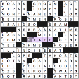 NY Times crossword solution, 11 24 16, no 1124