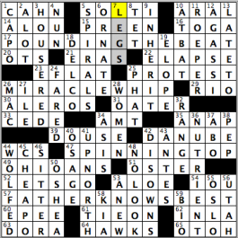 CrosSynergy/Washington Post crossword solution, 12.07.16: "Last Licks"