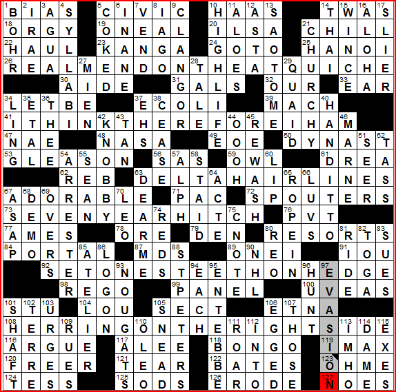 Sunday, 11/21/10 | Diary of a Crossword Fiend